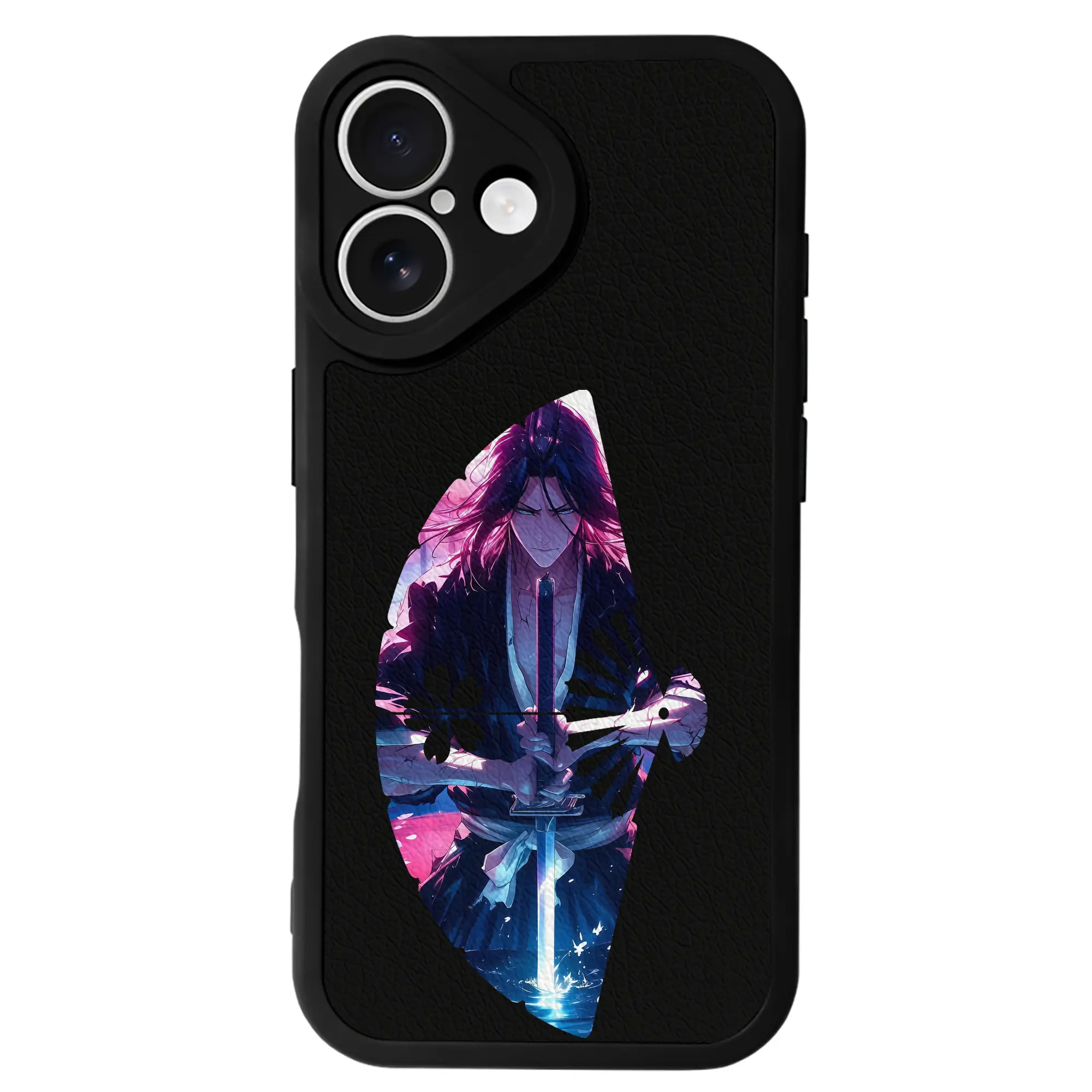 ブリーチ グッズ,朽木 白哉 - IPhone 16シリーズ対応 ・ シリコンスマホケース ・ レザー調 ・ 高精度フィット ・ 耐衝撃 ・ ワイヤレス充電対応 ・ 精密カット